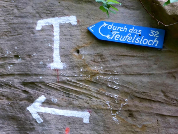 Hier geht's zum Teufelsloch