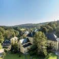 Kloster und Wallfahrtskirche-Vogelperspektive