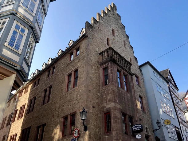 Steinernes Haus in der Oberstadt von Marburg