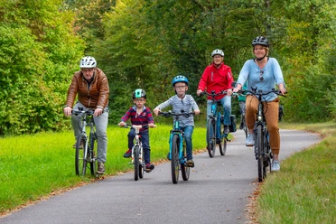 Familie Radtour