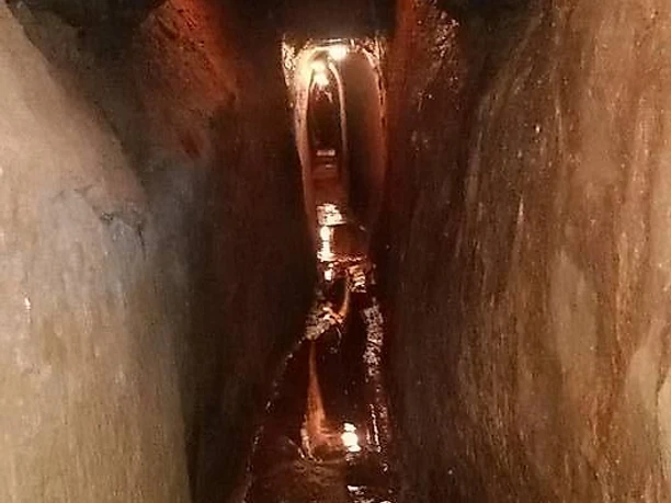 Blick in den BrunnenStollen