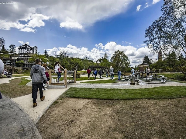Kindergruppe im Kurpark