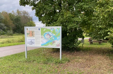 Infotafel - Rastplatz Radweg