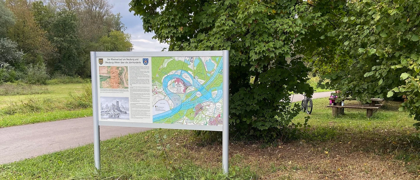 Infotafel - Rastplatz Radweg