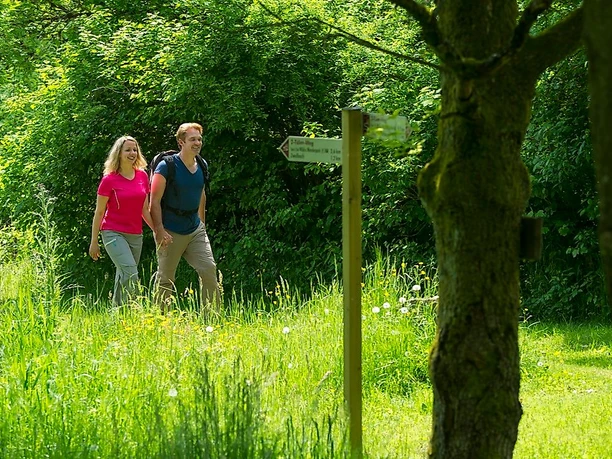 Unterwegs auf dem Wanderweg