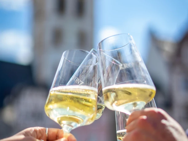 Wein am Weinstand
