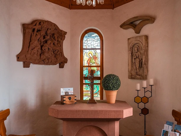 Der Innenbereich der Kapelle