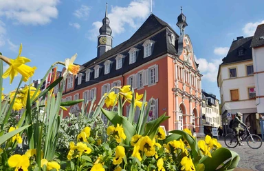 Altes Rathaus im Frühling