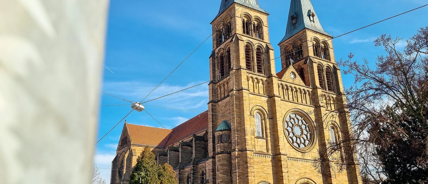 Blick zur Marienkirche