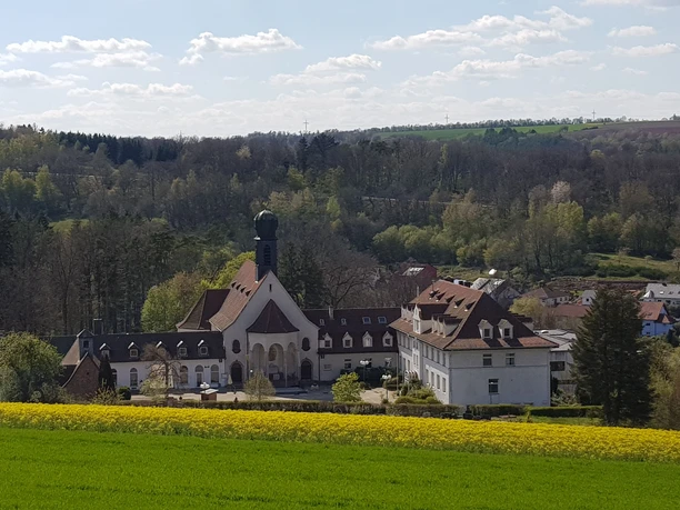 Blick vom Pilgerweg auf Maria Rosenberg
