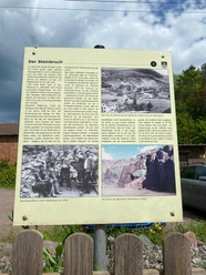Informationstafel "Der Steinbruch"