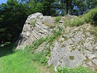 Mullion-Struktur-Felsen Dedenborn