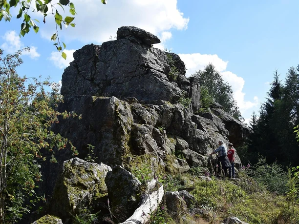 Graue Eltz - Seitenansicht