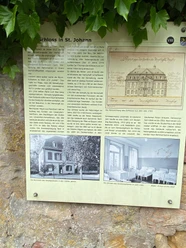 Informationstafel Das Schloss in St. Johann