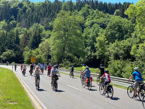Rafahrer bei der Tour de Ahrtal