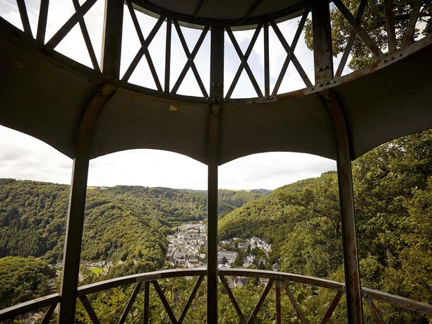 Hohenzollernturm Aussicht auf Bad Bertrich