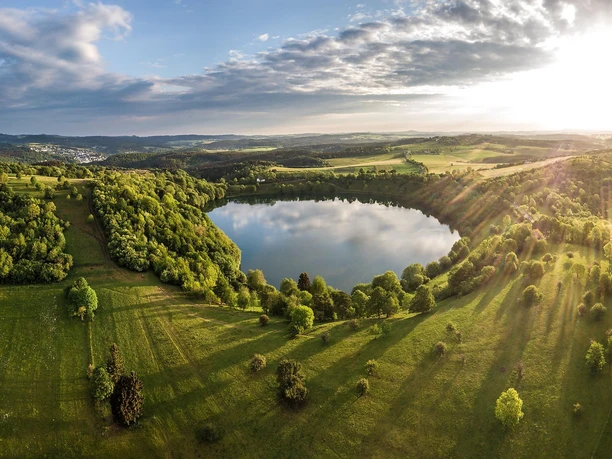 Sonnenaufgang am Weinfelder Maar
