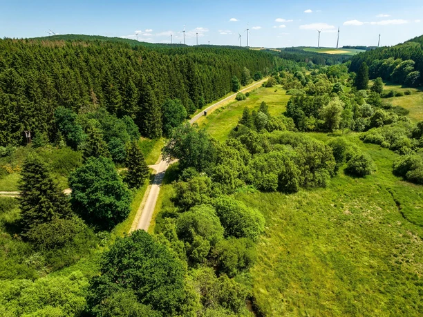 Radweg im Alfbachtal - Habscheider Mühle
