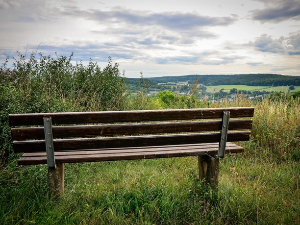 Sitzgelegenheit am Wanderwege