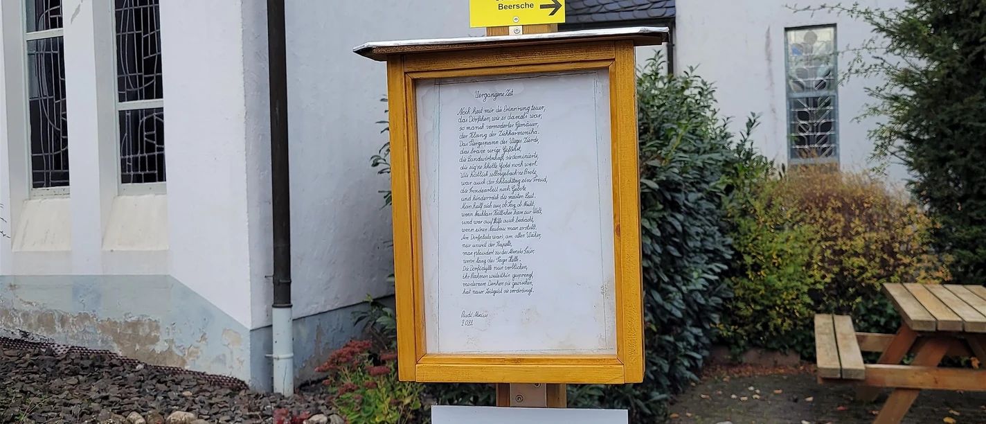 Startpunkt Wanderweg Schessels Beersche