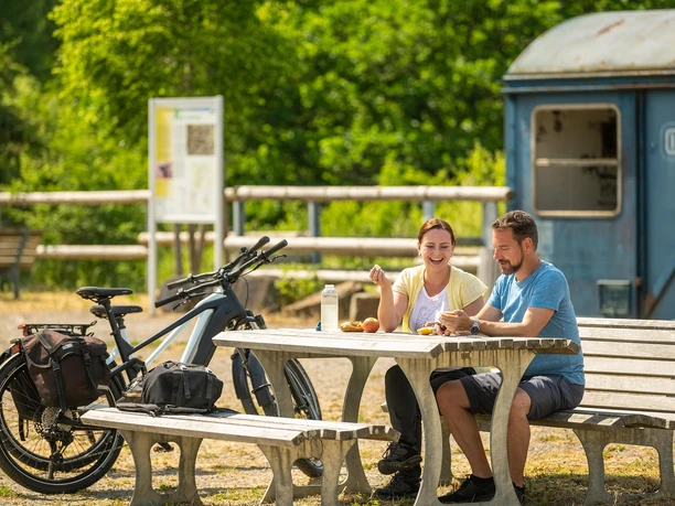 Kyll-Radweg Rastplatz