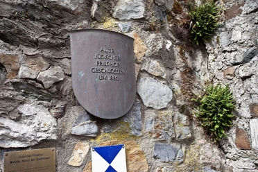 Plakette Jüdischer Friedhof
