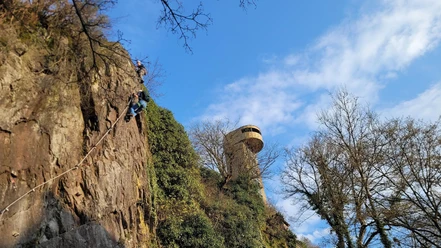 Kletterpassage am Beilsturm