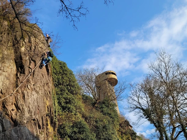 Kletterpassage am Beilsturm