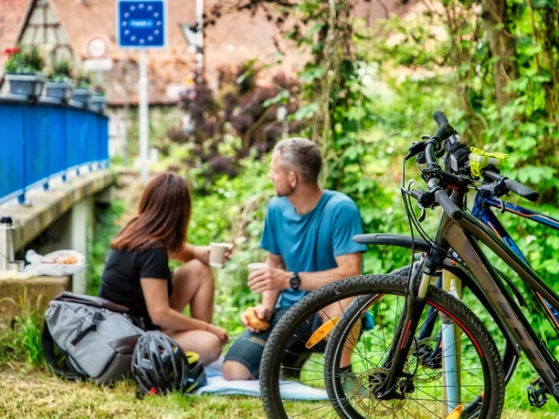 Scheibenhardt - Start oder Ziel der Tour an der französischen Grenze