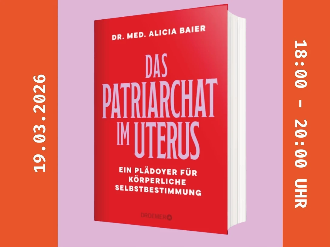 Plakat zur Lesung und Podiumsdiskussion