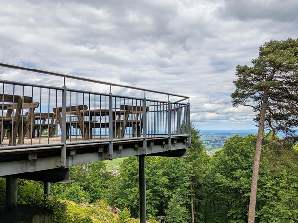 Aussichtsplattform der Ringelsberghütte