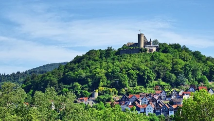Blick auf Schloss Biedenkopf