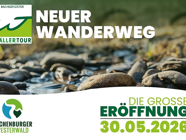 Plakat Eröffnungsfeier Wäller Tour Bachgeflüster