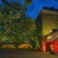 Weingut abends