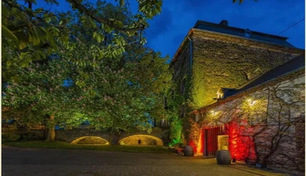 Weingut abends