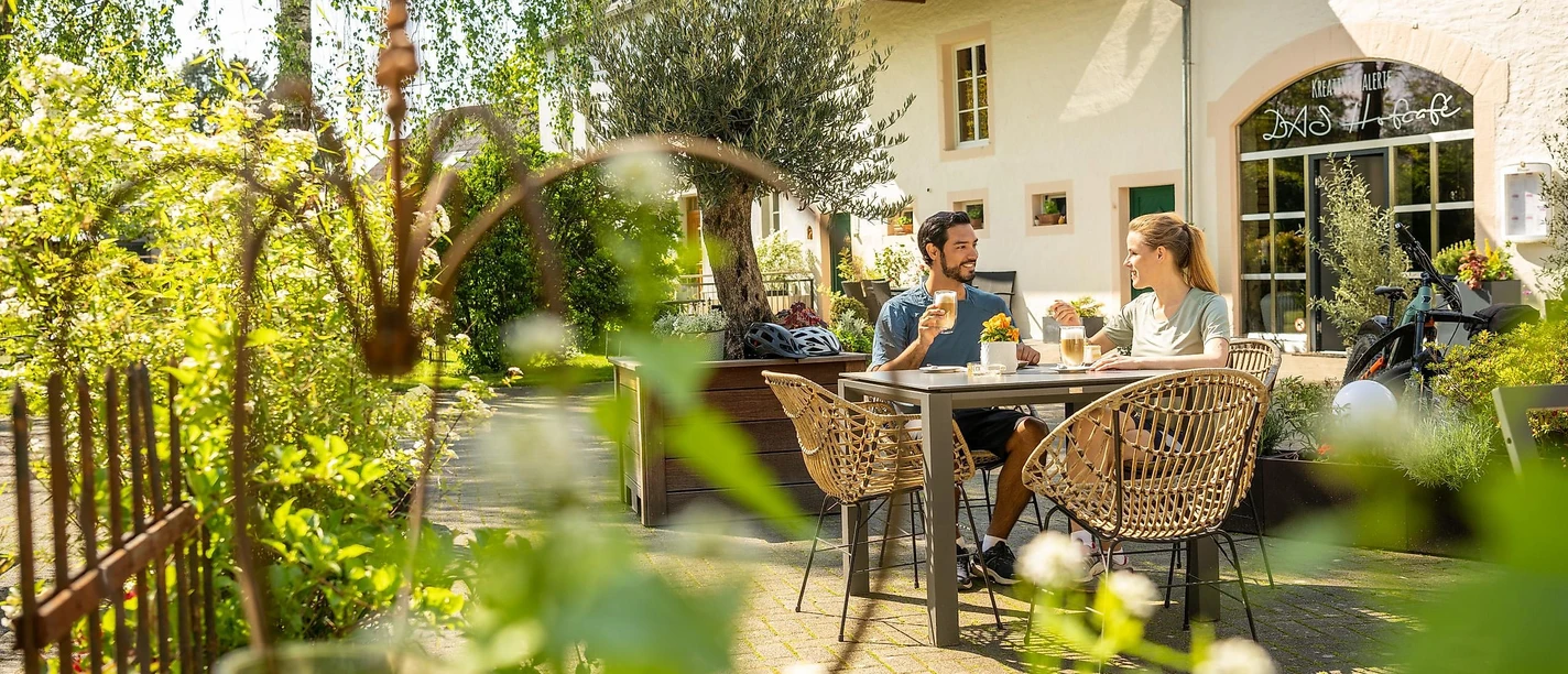Rast im Hofcafé Messerich