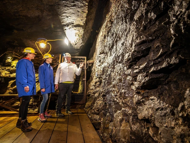 Führung im Besucherbergwerk Mühlerberger Stollen