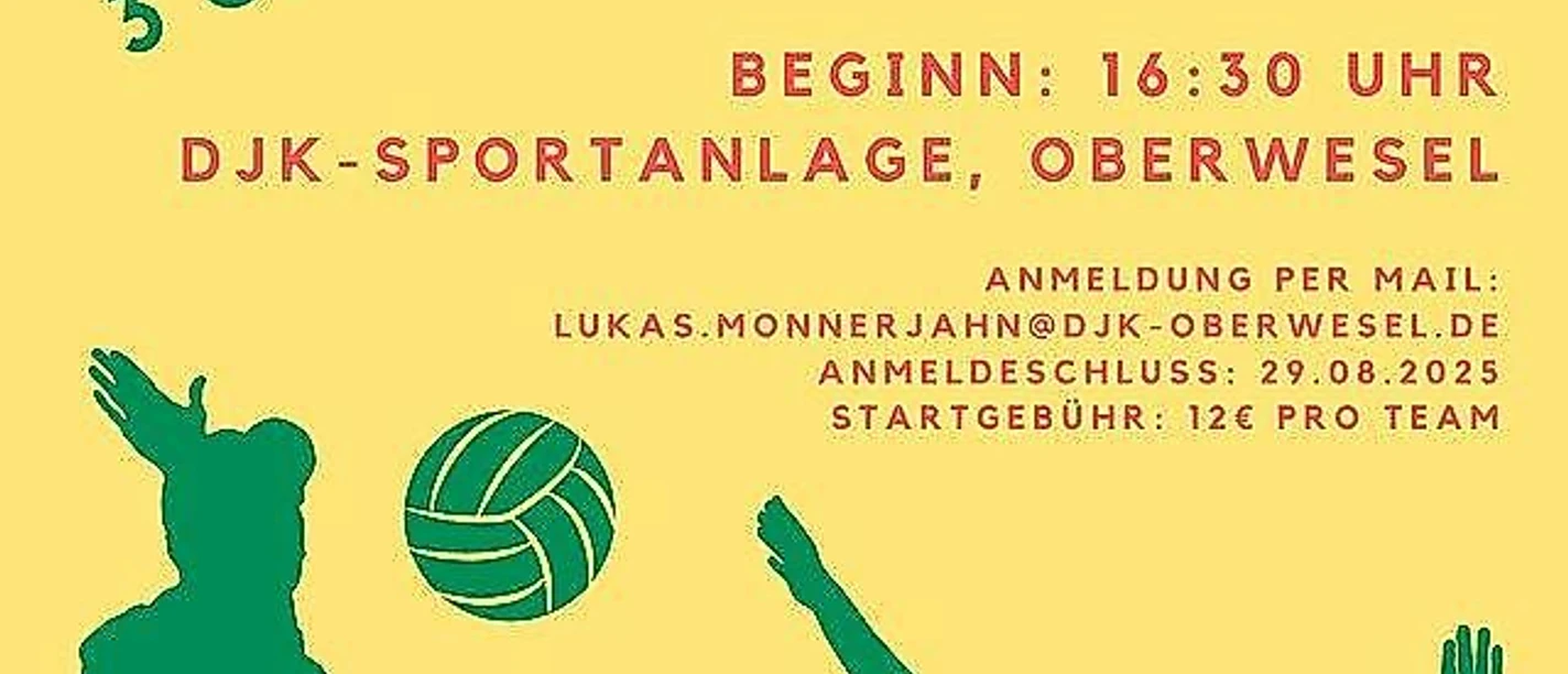 Beachvolleyball-Turnier der DJK Oberwesel