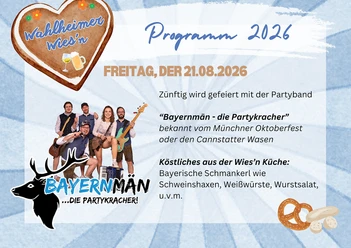 Programm am Freitag