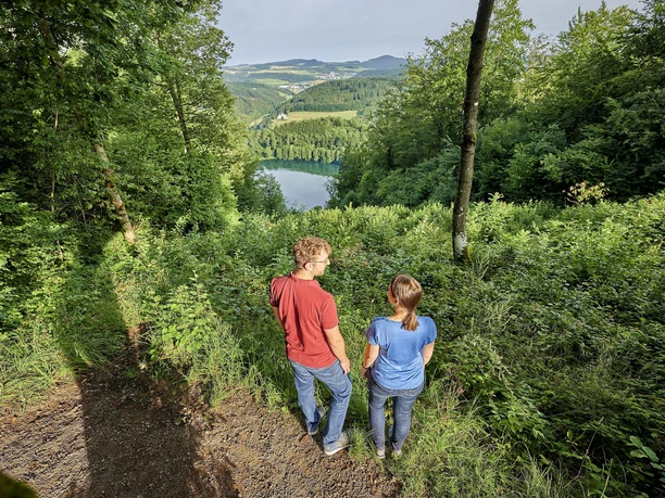 Blick aufs Gemündener Maar