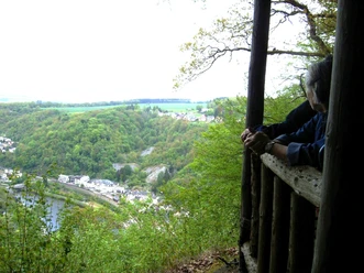 Der Aussichtspavillon am Saukopp