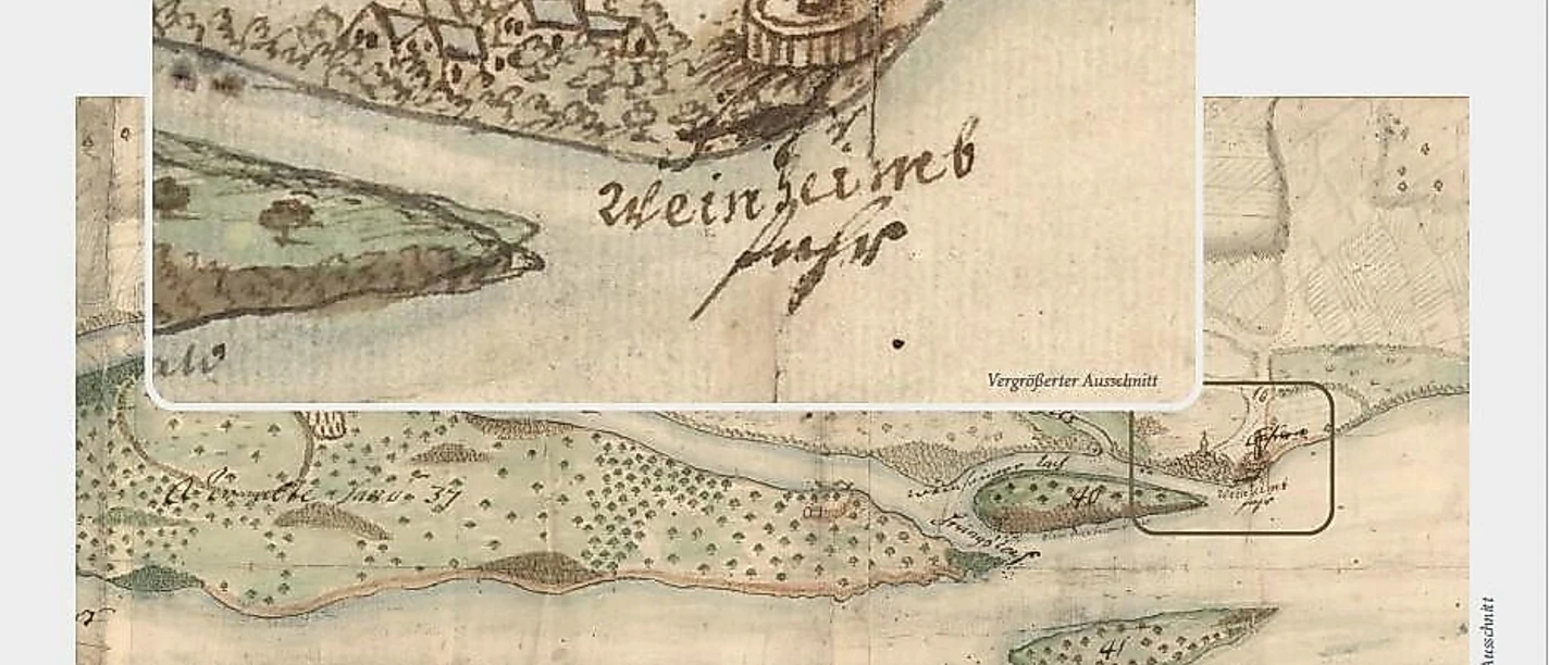 Rheinauenkarte historisch