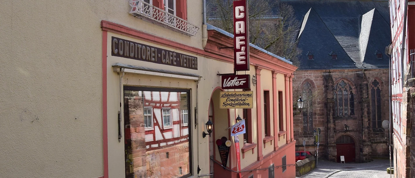 Café Vetter und Universitätskirche