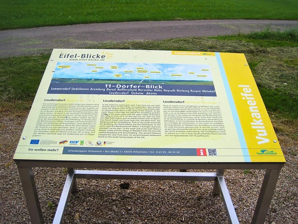 Infotafel 11-Dörfer-Blick