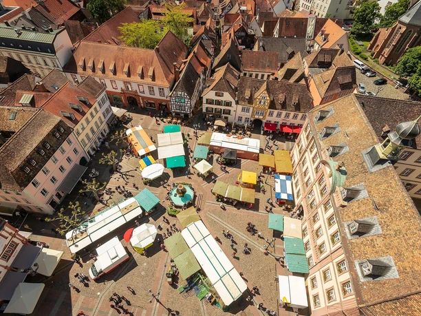 Markt von oben