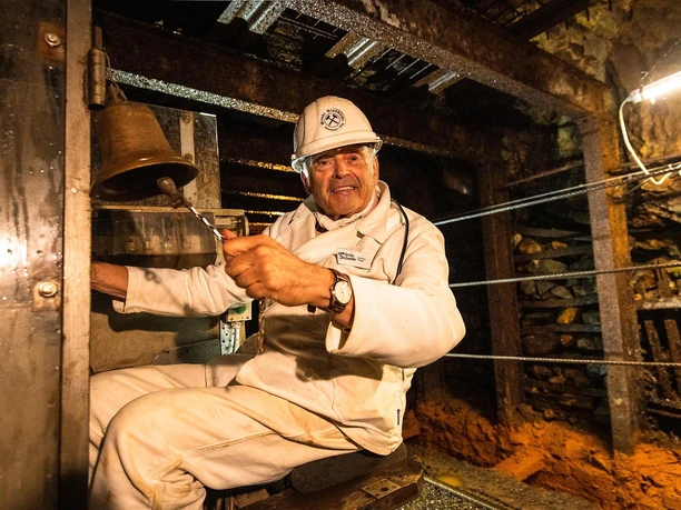 Führung im Besucherbergwerk Grube Bindweide