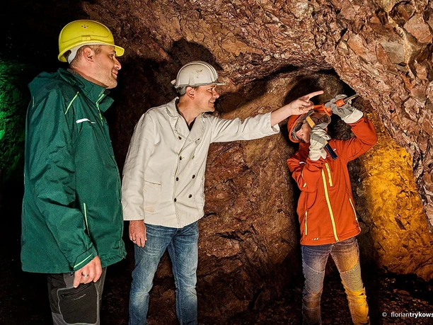 Kinderführung in der Grube Maria