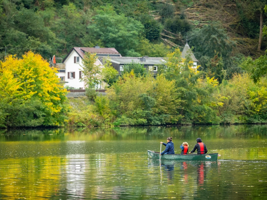 Kanufahren auf der Lahn