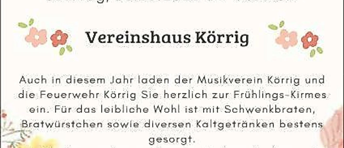 Frühlingskirmes Körrig
