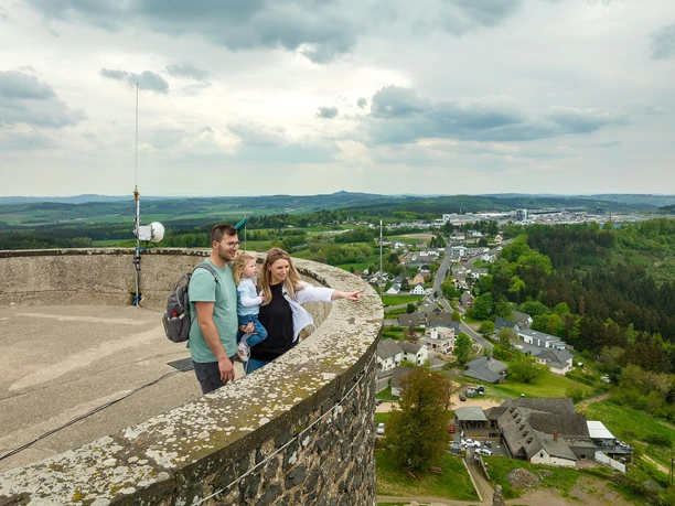 Aussicht von der Burgruine